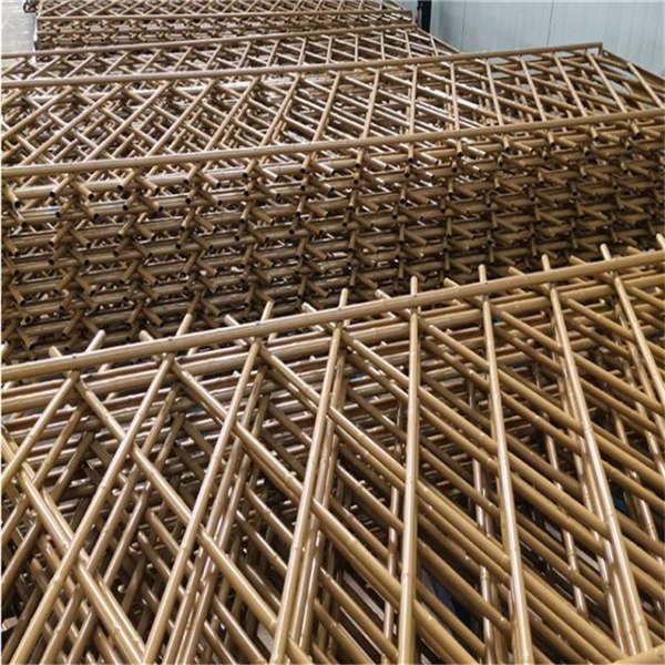 圓管不銹鋼防護(hù)柵欄 1.0米高公園花池護(hù)欄 別墅仿竹籬笆圍欄