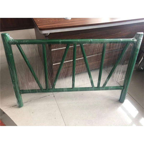 圓管不銹鋼防護(hù)柵欄 1.0米高公園花池護(hù)欄 別墅仿竹籬笆圍欄