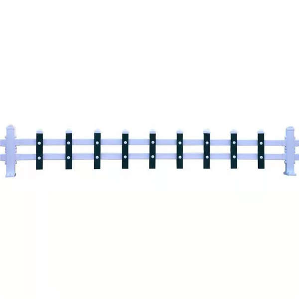 PVC學(xué)校花池護(hù)欄 塑鋼草坪圍欄籬笆欄 墨綠色綠化帶柵欄